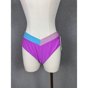 Salt + Cove Juniors' V Midster Solid Swimsuit Bikini Bottom Multi-Color XL NWT's